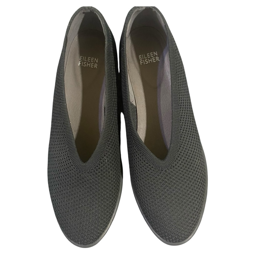 Eileen Fisher Gray Knit Flats for Everyday Comfort